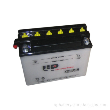 Yb7b-B 12V 7ah Dry Charged Wented Motorcycle Battery